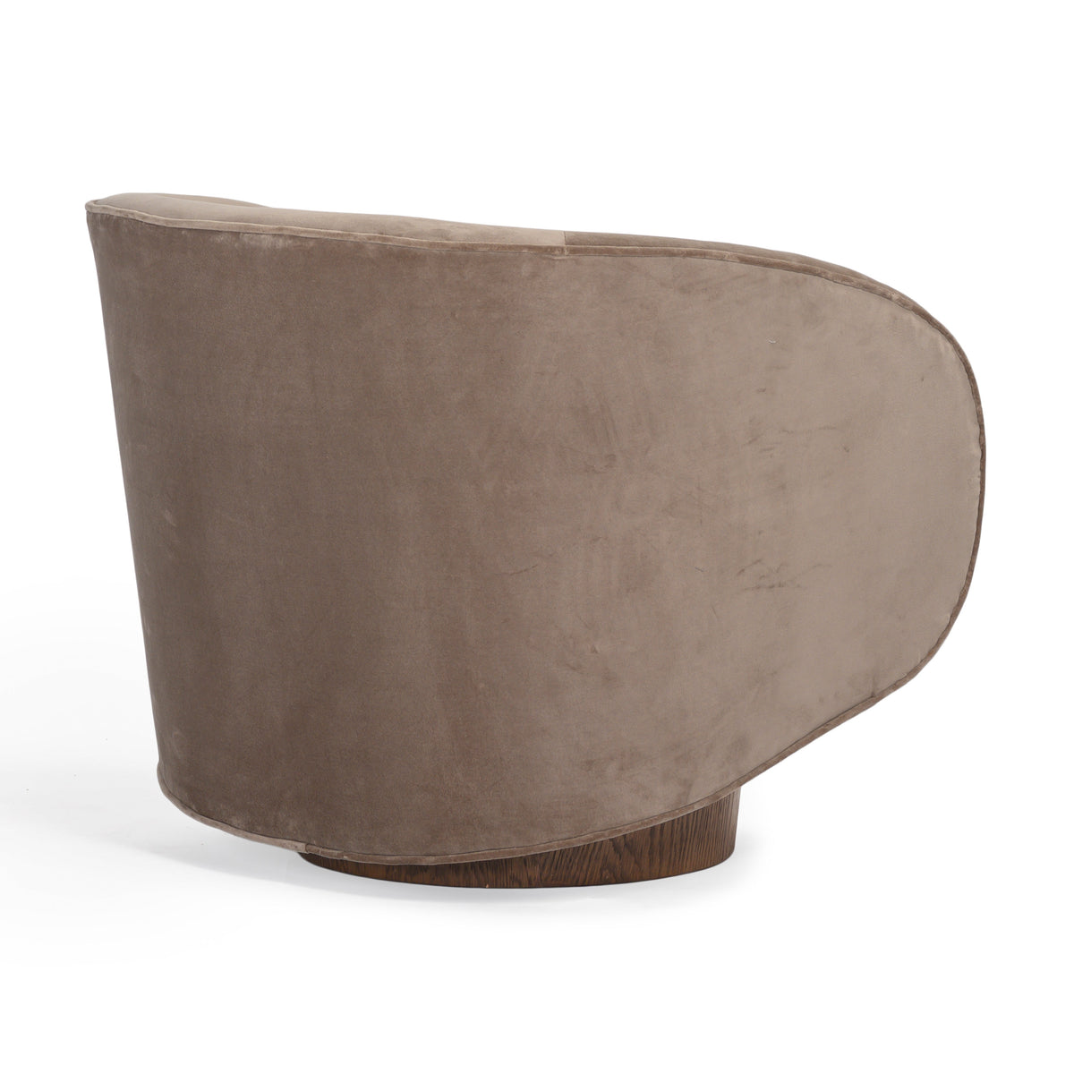 Velours moderne avec assise rembourrée pour le salon