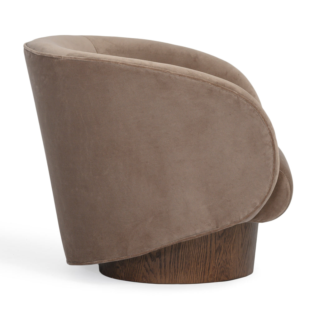 Velours moderne avec assise rembourrée pour le salon