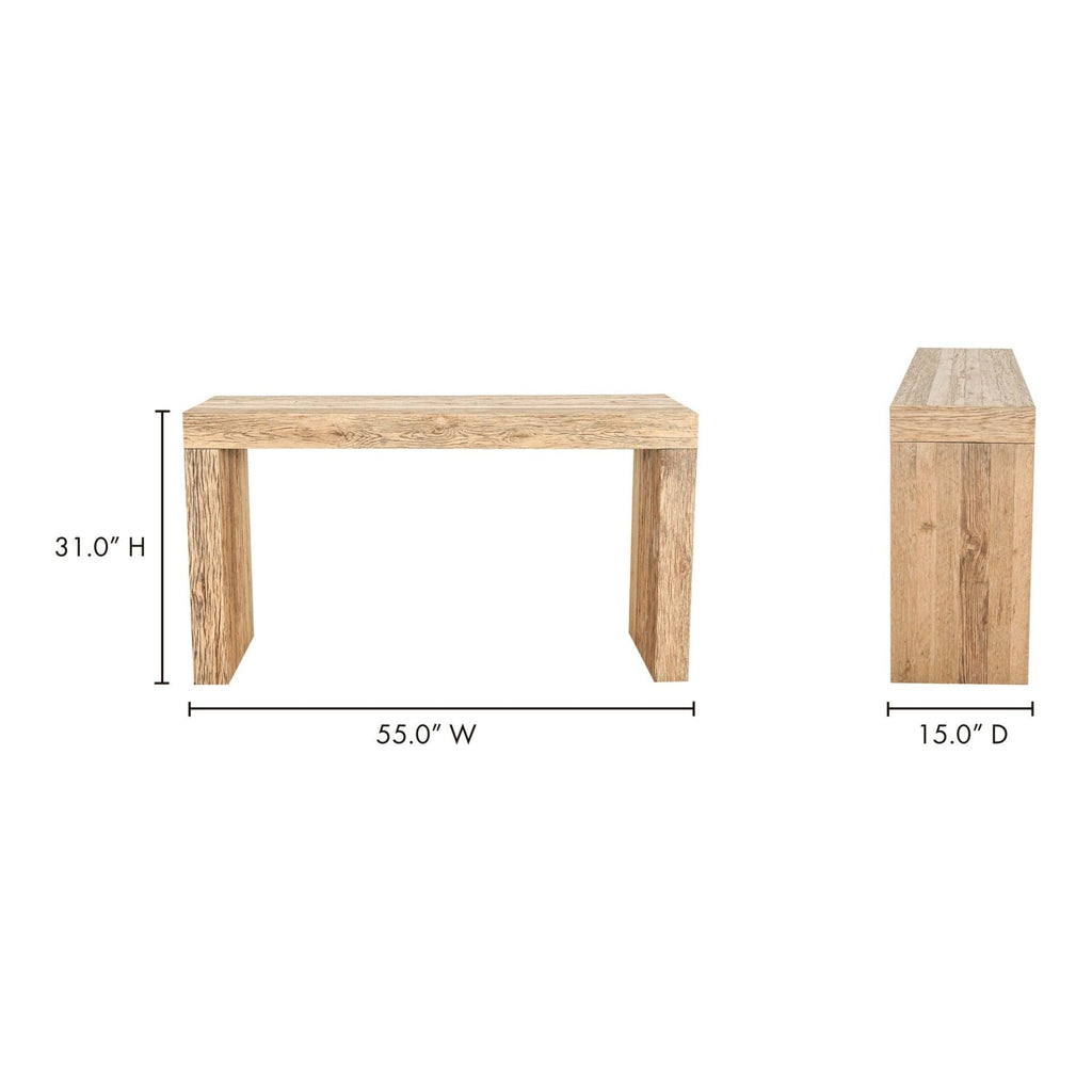 Bois moderne avec grain chaleureux pour l'entrée