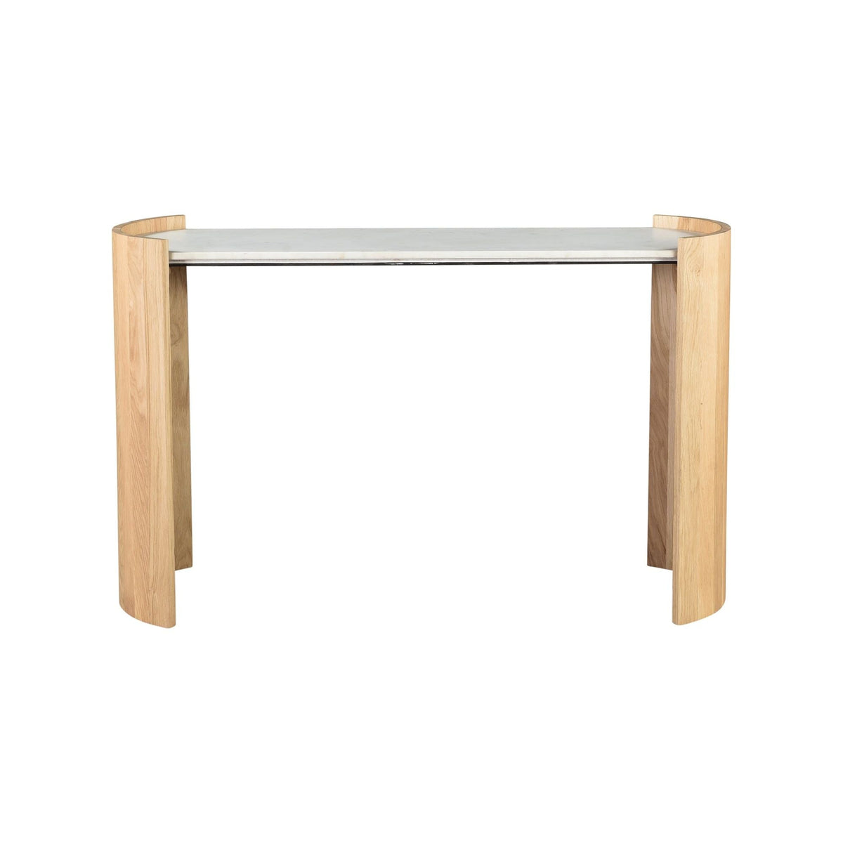 Marbre et bois contemporains avec plateau en pierre pour entrée