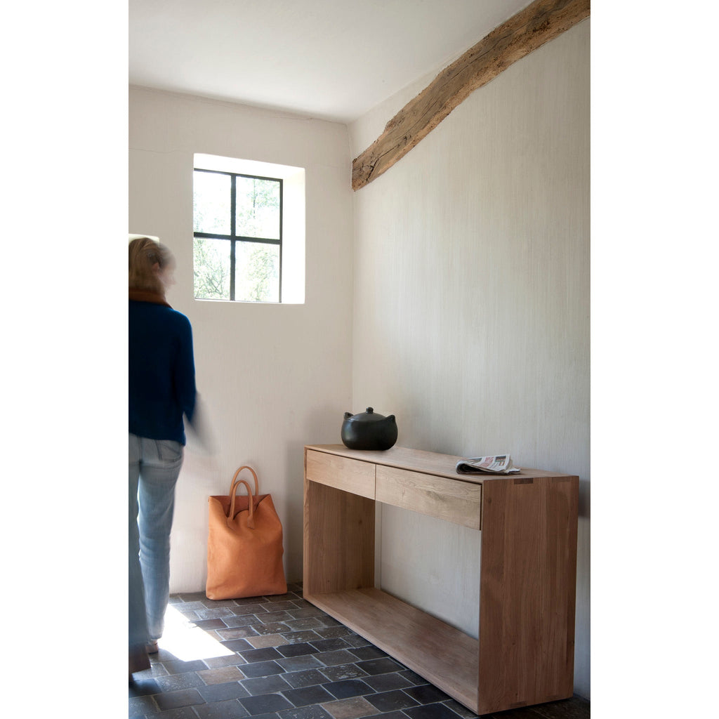Bois avec Tiroirs & Étagère Inférieure pour Entrée