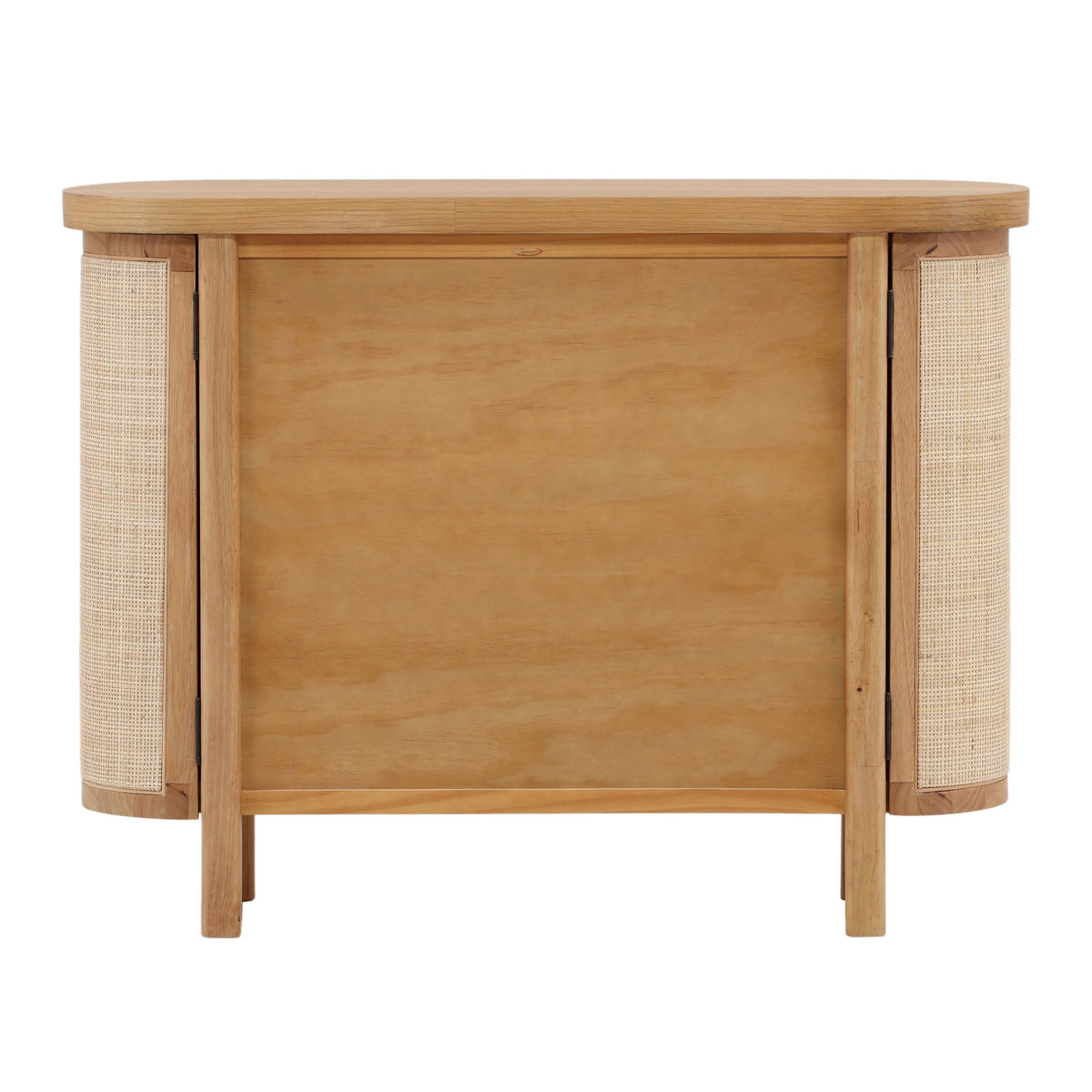 Bois avec Grain Chaleureux et Design Minimaliste pour Salle à Manger