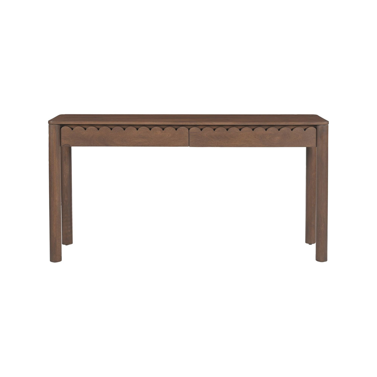 Bois et métal traditionnels avec tiroirs et finition marron vintage pour l'entrée