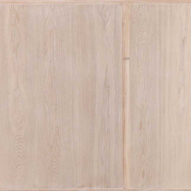 Bois blanc traditionnel avec grand rangement multi-portes pour salle à manger