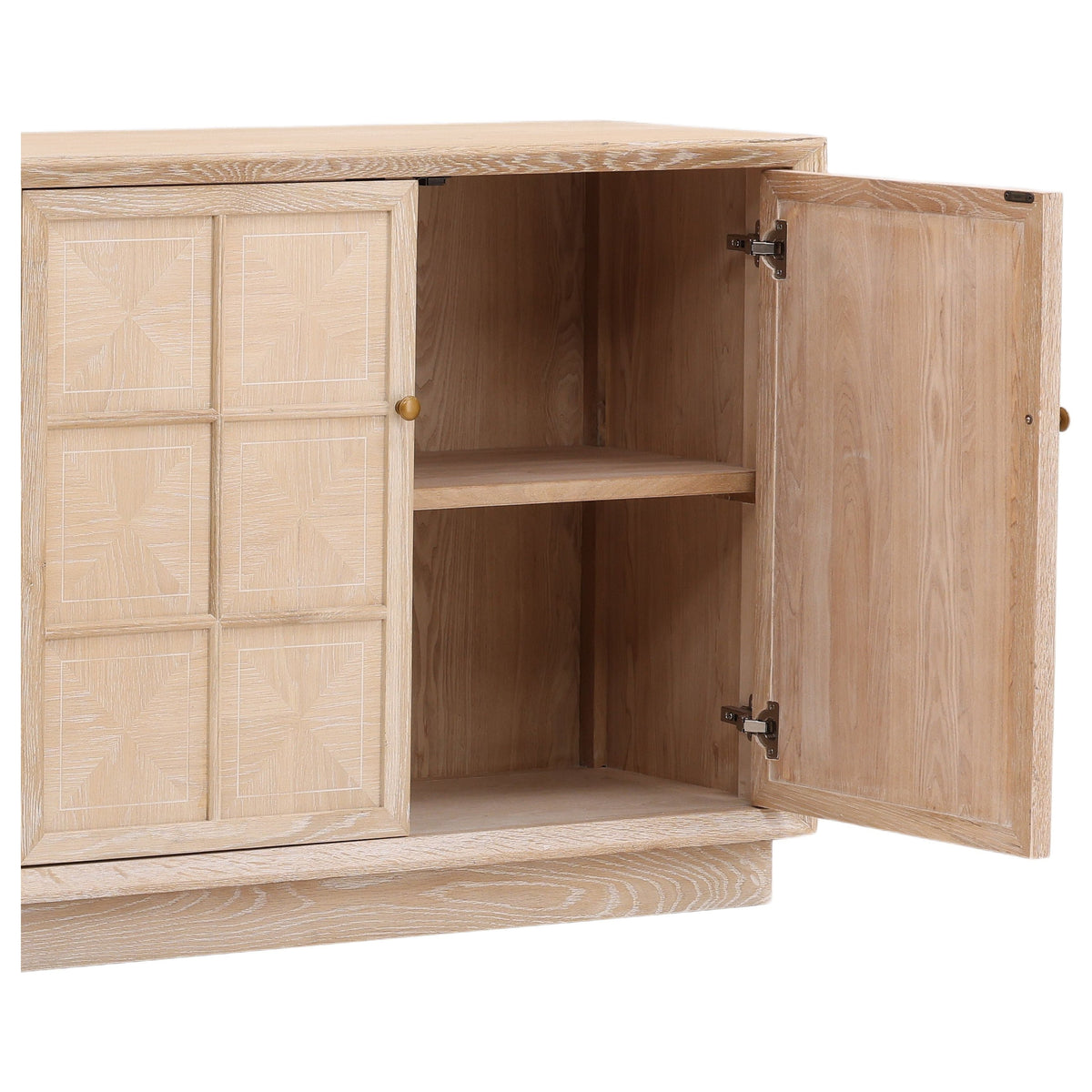 Bois classique au grain riche et nombreux rangements pour salle à manger