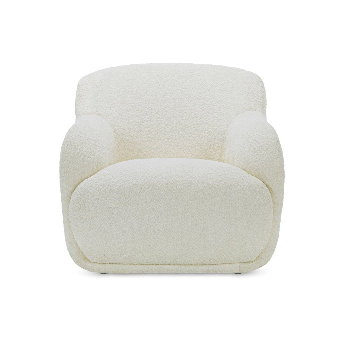 Fauteuil moderne en polyester à dossier haut, accoudoirs arrondis et assise en mousse/fibre pour salon