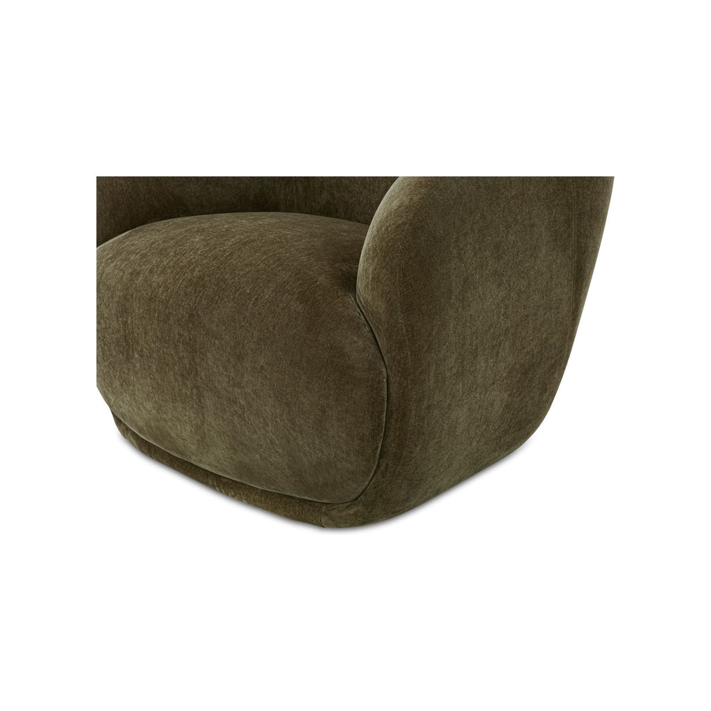 Fauteuil moderne en polyester à dossier haut, accoudoirs arrondis et assise en mousse/fibre pour salon