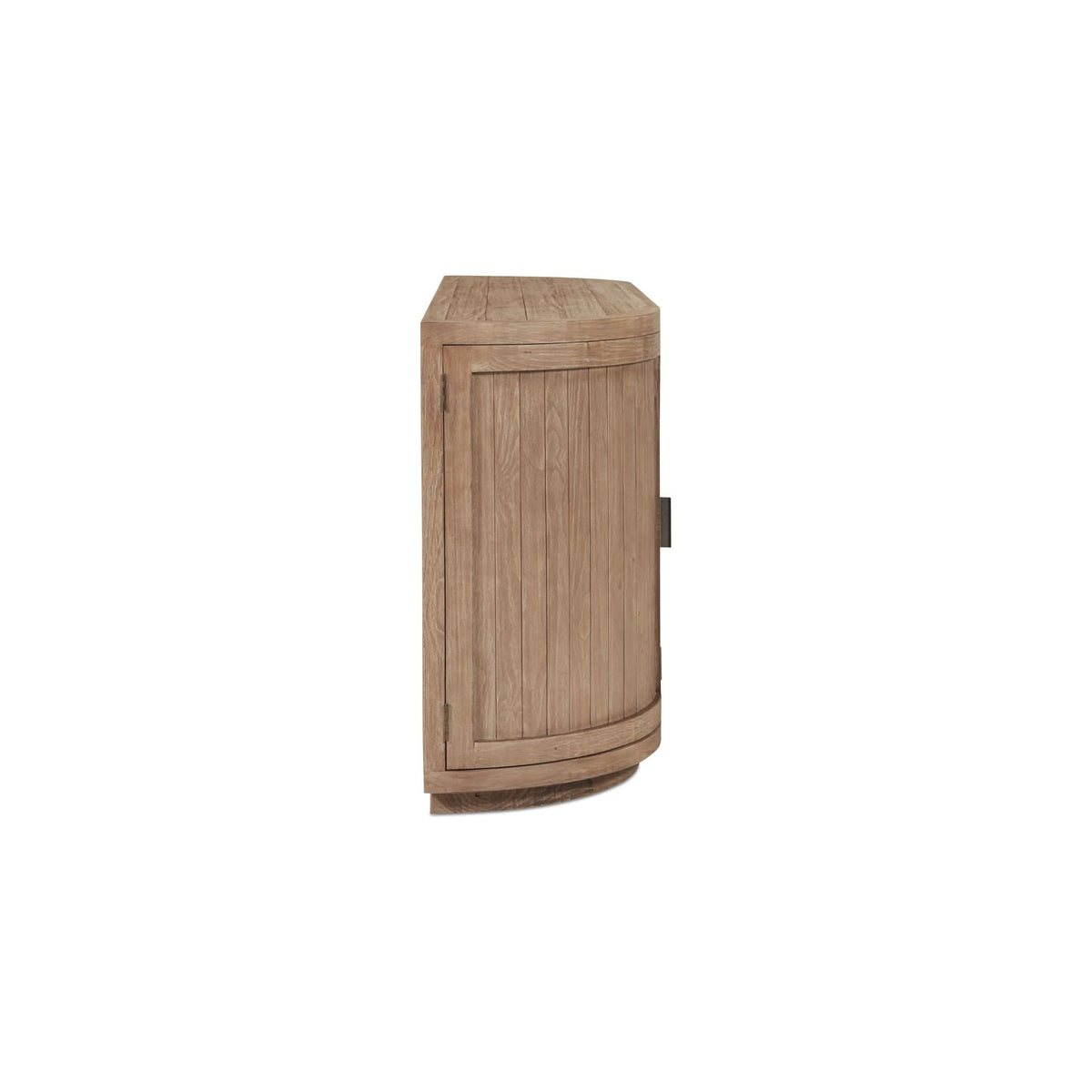 Pin recyclé de style transitoire avec portes incurvées et base encastrée pour salle à manger