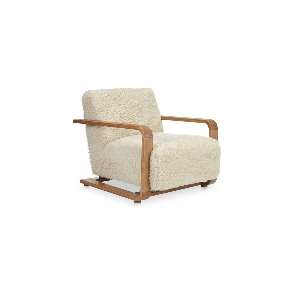 Fausse peau de mouton rustique avec cadre en bois massif et teinture vintage pour salon