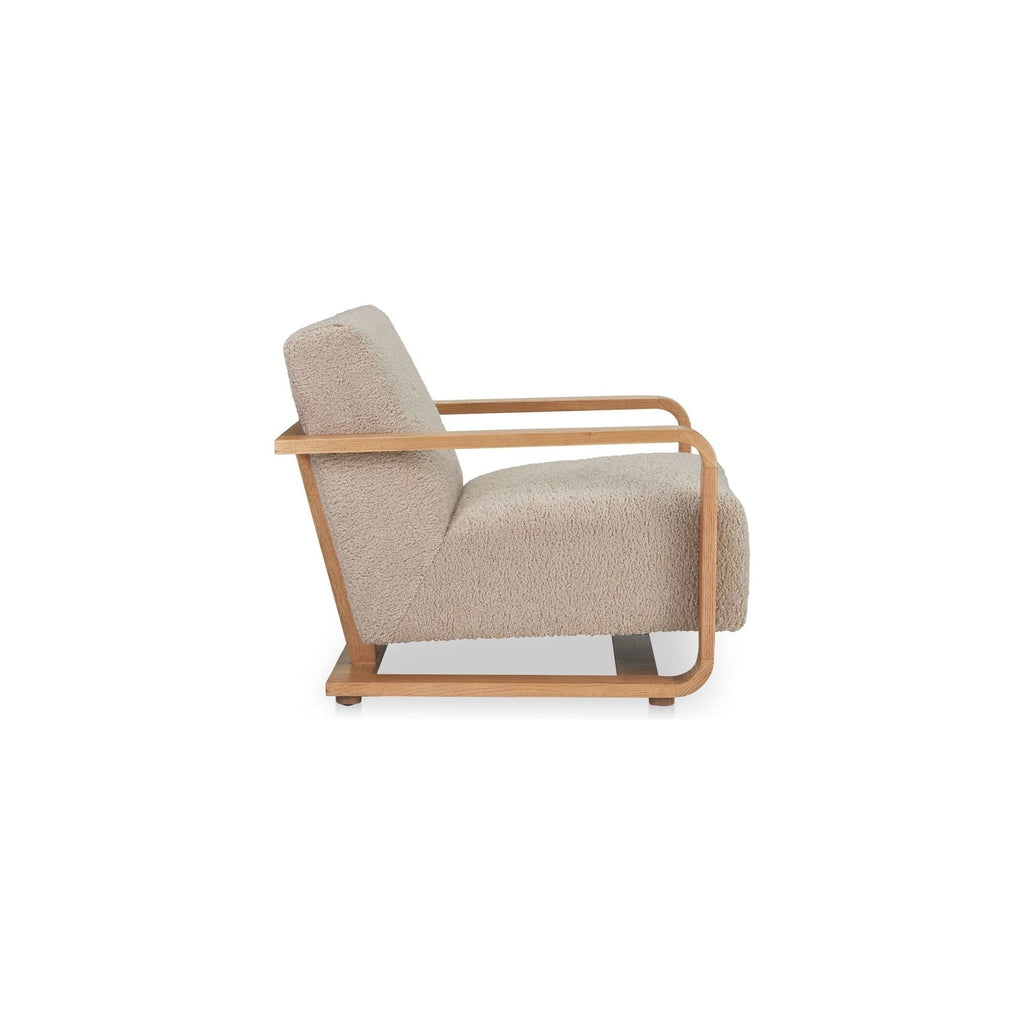 Fausse peau de mouton rustique avec cadre en bois massif et teinture vintage pour salon