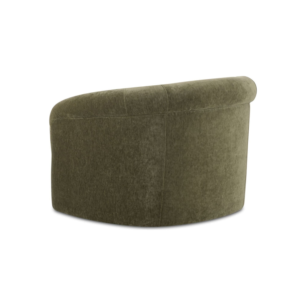 Velours Vintage-Contemporain avec Accoudoirs Ronds et Doux pour Salon