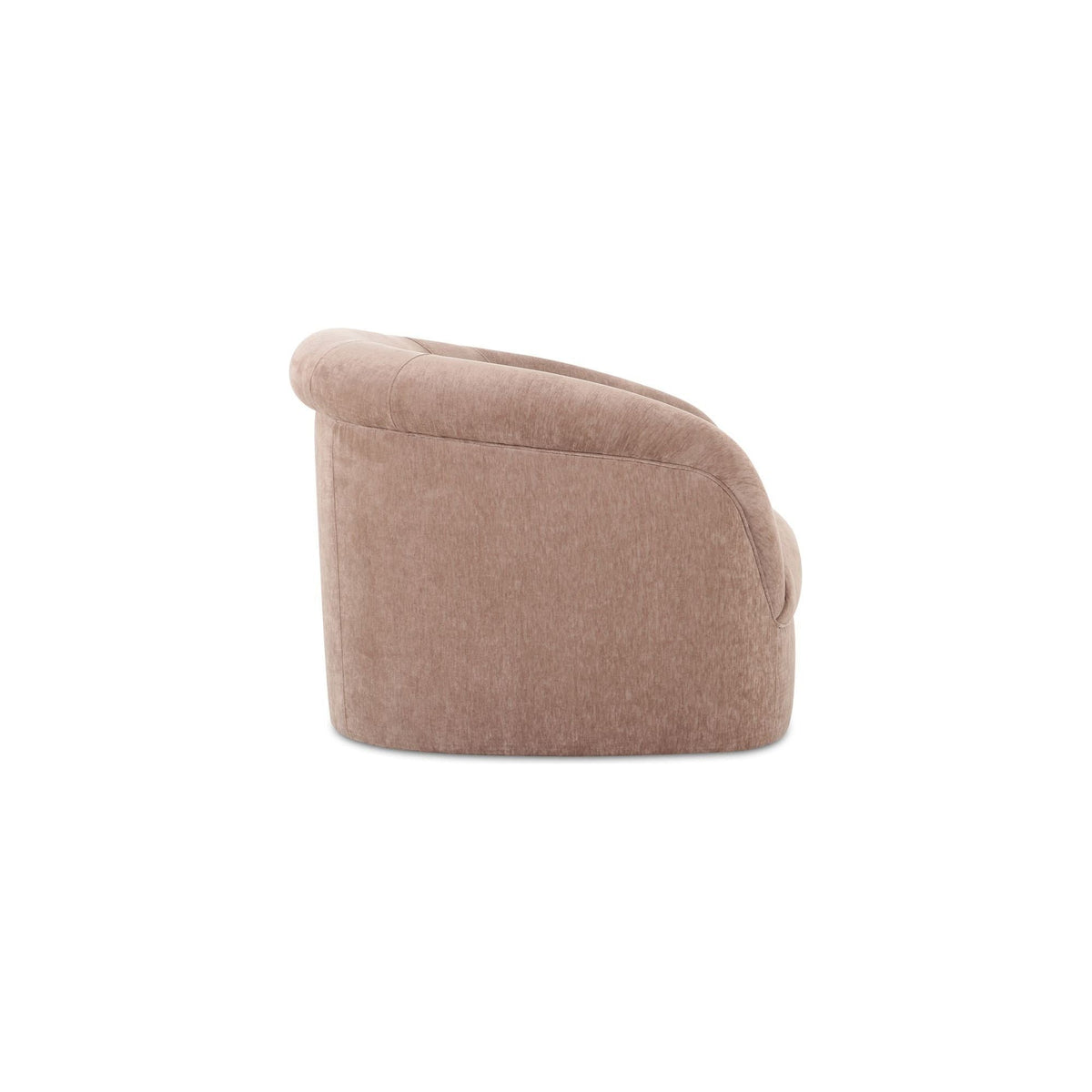 Velours Vintage-Contemporain avec Accoudoirs Ronds et Doux pour Salon