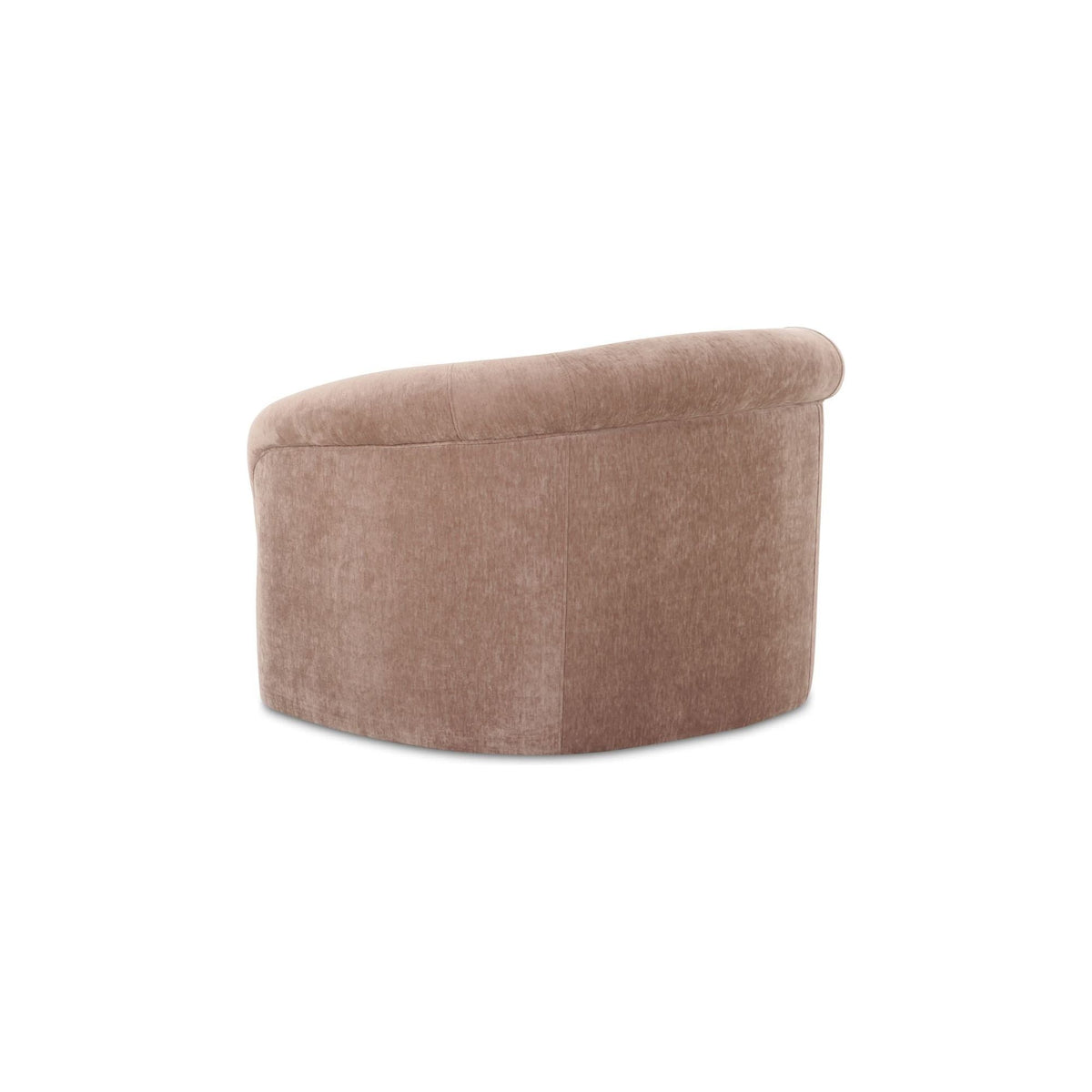 Velours Vintage-Contemporain avec Accoudoirs Ronds et Doux pour Salon