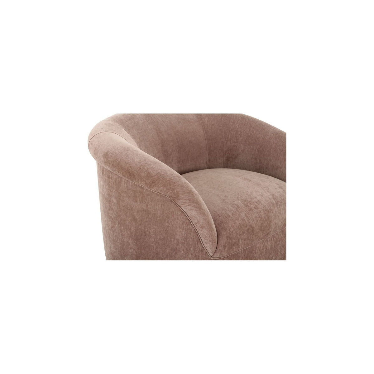 Velours Vintage-Contemporain avec Accoudoirs Ronds et Doux pour Salon