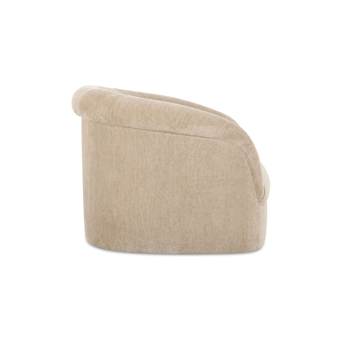 Velours Vintage-Contemporain avec Accoudoirs Ronds et Doux pour Salon