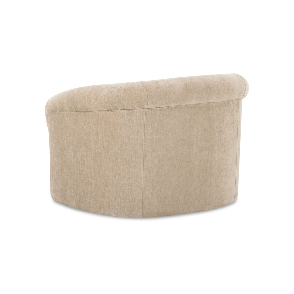 Velours Vintage-Contemporain avec Accoudoirs Ronds et Doux pour Salon