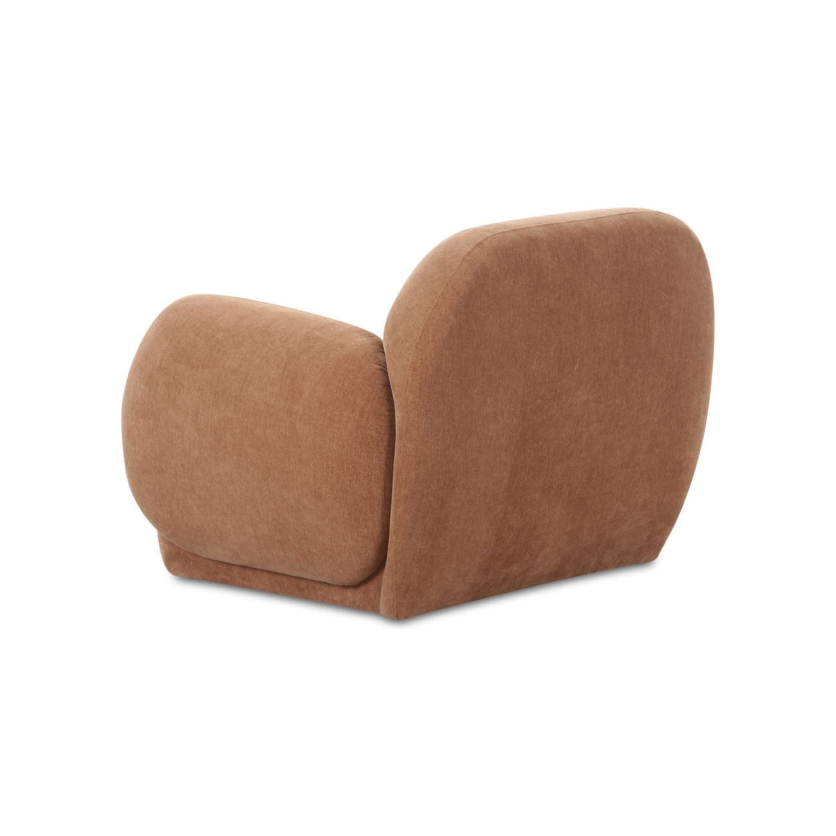 Velours minimaliste avec design audacieux et incurvé à profil bas pour le salon