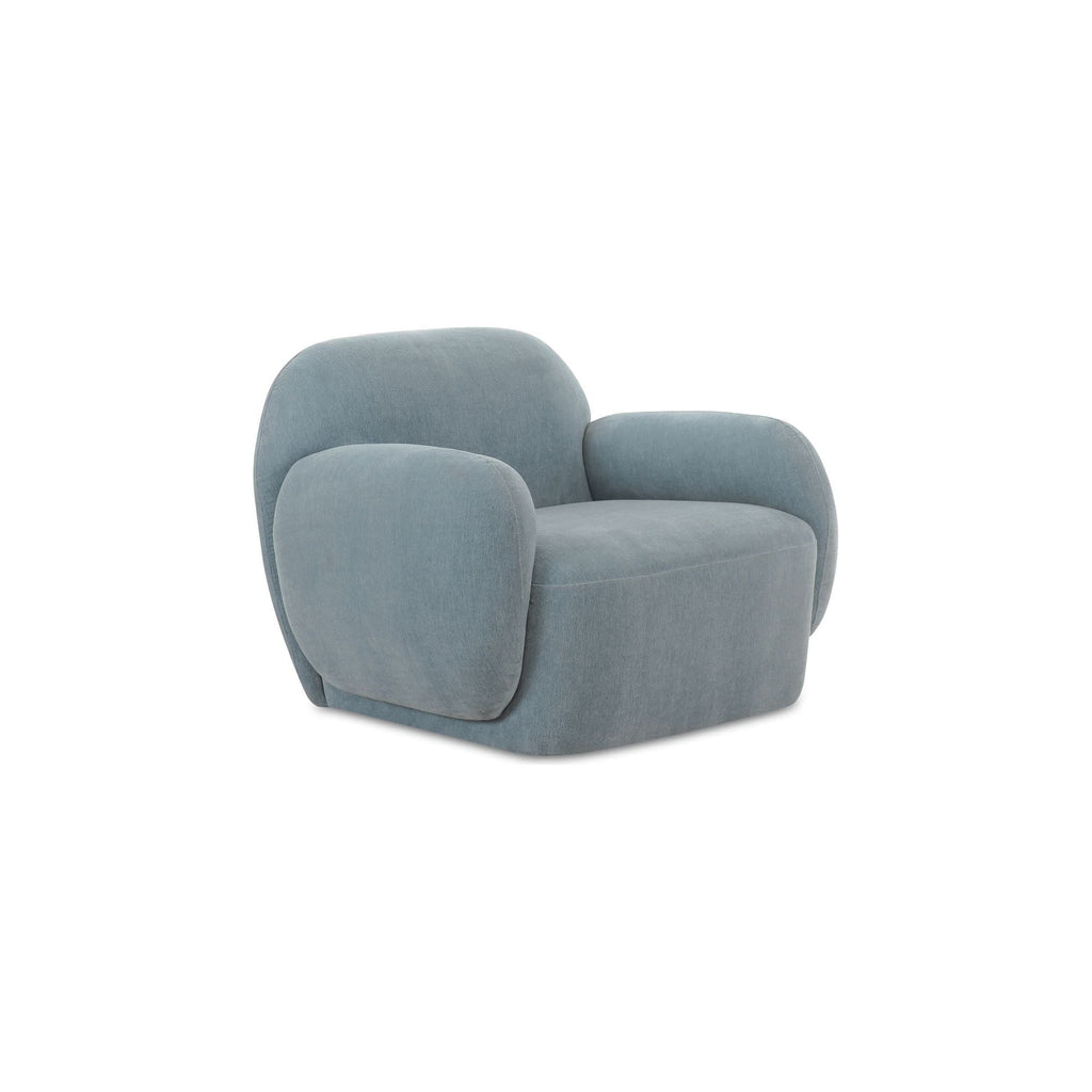 Velours minimaliste avec design audacieux et incurvé à profil bas pour le salon