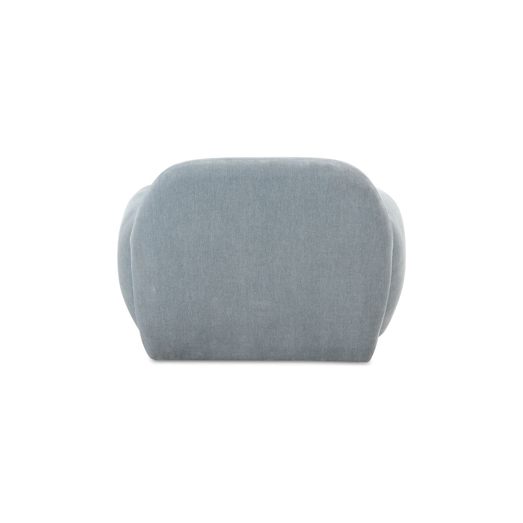 Velours minimaliste avec design audacieux et incurvé à profil bas pour le salon