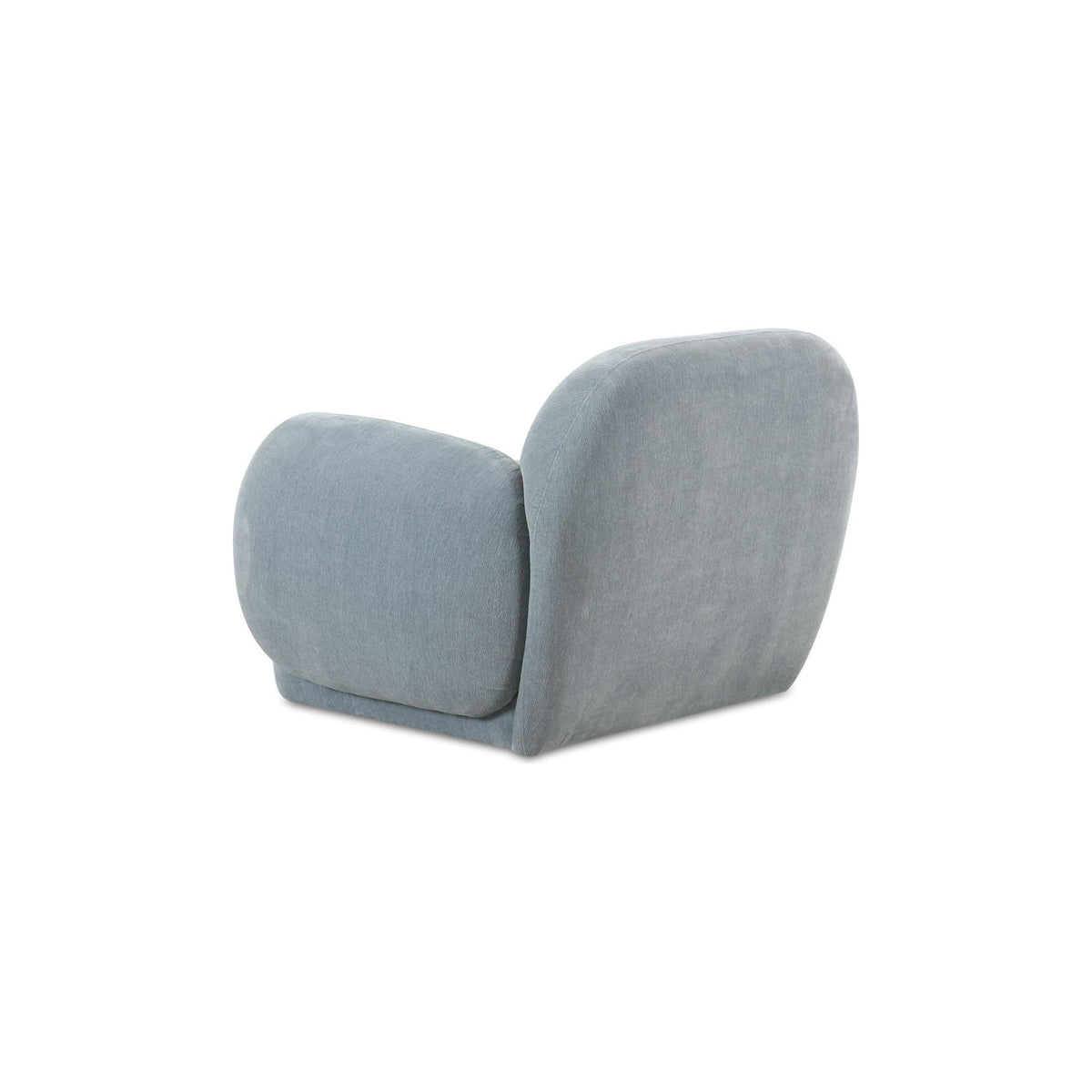 Velours minimaliste avec design audacieux et incurvé à profil bas pour le salon