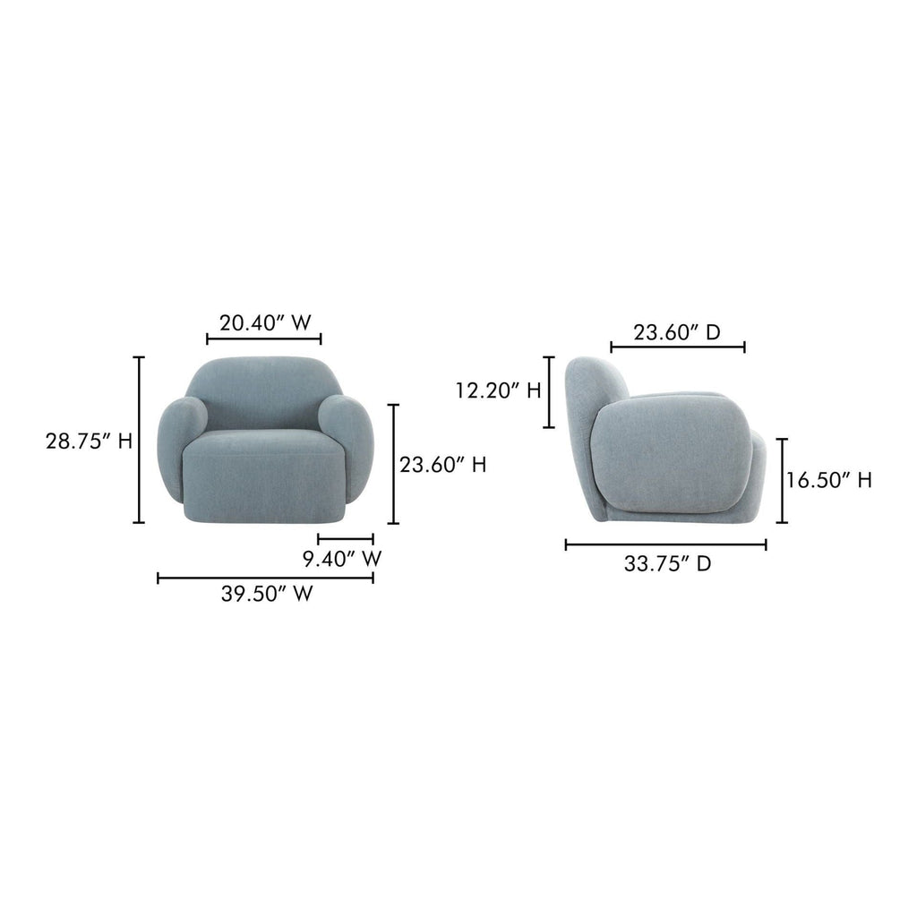 Velours minimaliste avec design audacieux et incurvé à profil bas pour le salon