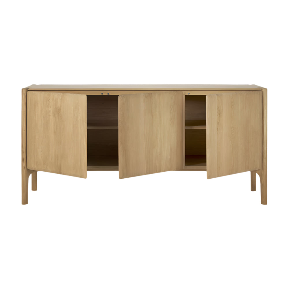 Bois de teck et style scandinave, avec profil fin et plusieurs options de largeur pour la salle à manger