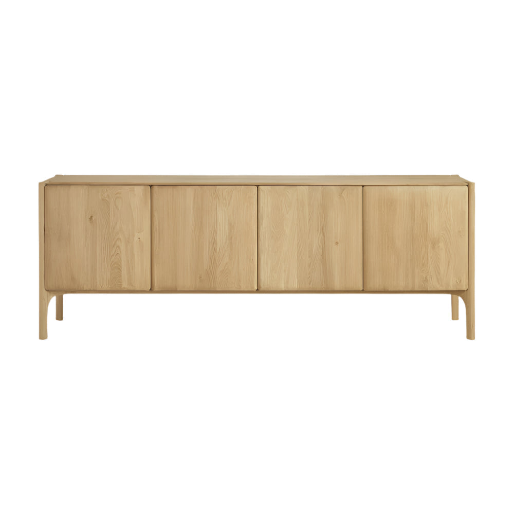 Bois de teck et style scandinave, avec profil fin et plusieurs options de largeur pour la salle à manger