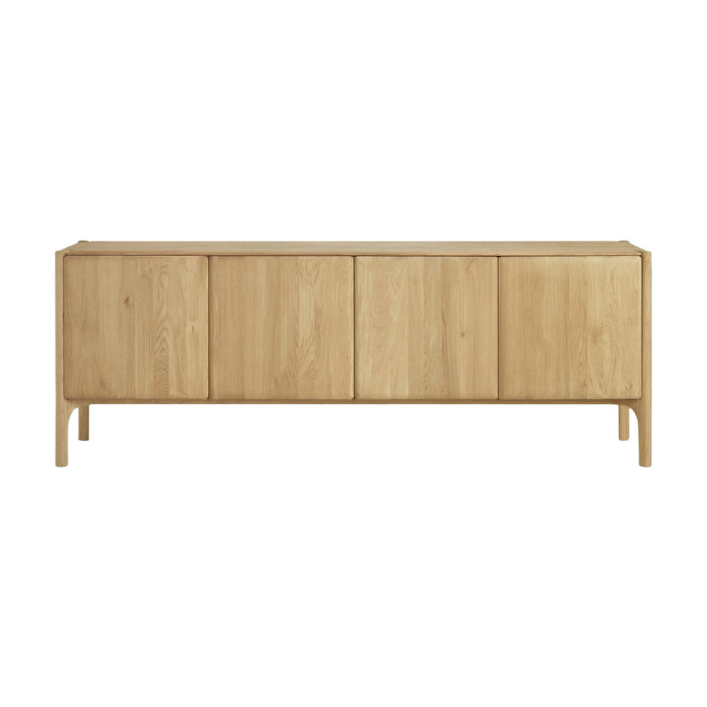 Bois de teck et style scandinave, avec profil fin et plusieurs options de largeur pour la salle à manger