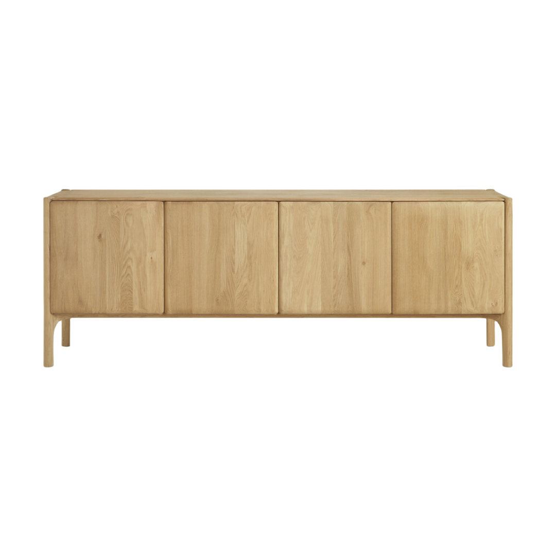 Bois de teck et style scandinave, avec profil fin et plusieurs options de largeur pour la salle à manger
