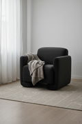 Contemporain rembourré avec pieds escamotables pour salon
